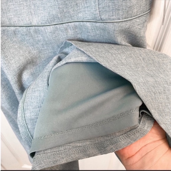 {SOLD} NWT LULUS A Line Dress Blue Short Mini Medium Open Back Formal New - Picture 3 of 9